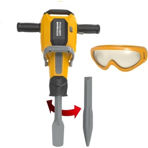 Set Jucarie Picamer pentru Copii, cu Accesorii, Sunete si Lumina, +3 Ani, 41 cm, Portocaliu - Img 2