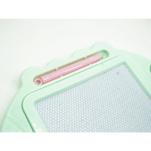Tabla Magnetica pentru desen Pix, forma dreptunghi, dimensiuni 23x17 cm, cu picioare suport, Verde - Img 4