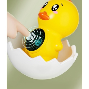 Termometru Electronic LED pentru Baie, Plutitor, Rezistent la apa, IPX7, Multifunctional, 3 Trepte de Temperatura, Model Ratusca, 12x7cm, Galben - Img 5