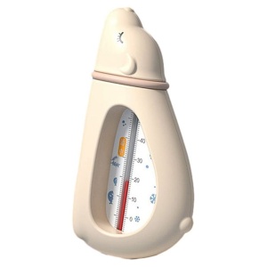 Termometru pentru Baie, Plutitor, Rezistent la apa, Multifunctional, Model Urs Polar, 15x7.5x4 cm, Roz - Img 4