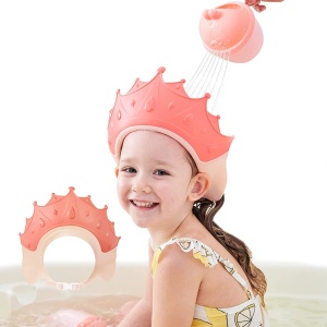 Viziera de Protectie Baie Pentru Copii, Model Coroana, Rosu - Img 3