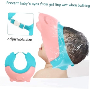 Viziera de Protectie Baie Pentru Copii, Model Purcelus, Roz - Img 3