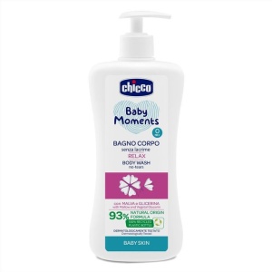 Chicco Gel de dus fara lacrimi Relax Baby Moments 0luni+, 500 ml