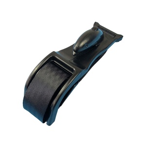 Deviator Centura de Siguranta, pentru Burtica Gravidelor, Universal, Ajustabil, 21x6 cm, Model Delfin Negru