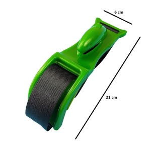Deviator Centura de Siguranta, pentru Burtica Gravidelor, Universal, Ajustabil, 21x6 cm, Model Delfin Verde - Img 2