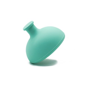 Dispozitiv Terapeutic Sputa, Cupa pentru Terapie Toracica, Dispozitiv de Eructare, pentru Sugari si Copii, 7.5 x 6 cm, din Silicon, Verde - Img 5