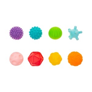 Jucarie interactiva, Akuku, Bile senzoriale, Cauciuc, Multicolor - Img 4