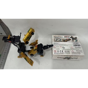 Jucarie Transformabila 2in1, Golden Wing Flying Dragon, Masina/Dragon, Atractie Magnetica, +6 Ani, din ABS, Auriu - Img 5