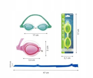 Ochelari de inot, BESTWAY 21002 Aqua Burst, culoare verde deschis - Img 4