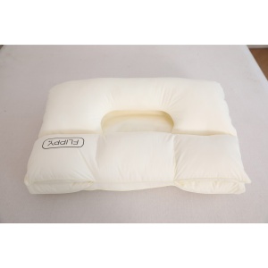 Perna Ortopedica 3 in 1, Strat Dublu, Protectie Cervicala, pentru Adulti, 45 x 70 cm, Alb - Img 2