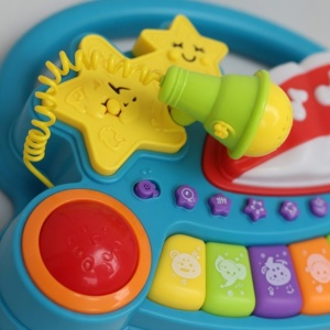 Pian Muzical Interactiv Pentru Copii Cu Taste Colorate Si Butoane, 18+ Luni - Img 4