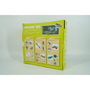 Set camping micutul explorator pentru exterior, 3 accesorii vestimentare, 9 ustensile de joaca, 8 carti educative cu insecte, +3 ani, multicolor - Img 3