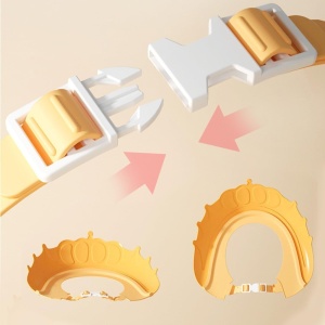 Viziera de Protectie Baie Pentru Copii, Model Coronita, Galben - Img 5