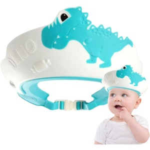 Viziera de Protectie Baie Pentru Copii, Model Dinozaur, Albastru - Img 5