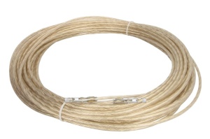 Cablu prelata, diametru: 6mm, lungime: 34m cu fitinguri hardware
