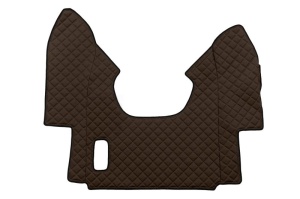 Covor podea camion potrivit DAF tunel central ECO-LEATHER, 1 bucata (material - eco-piele, culoare - maro, transmisie automata) potrivit DAF 95 XF 1997-2012