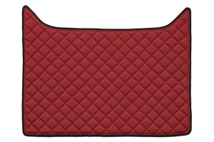 Covor podea camion potrivit DAF tunel central ECO-LEATHER, 1 bucata (material - eco-piele, culoare - rosu, transmisie automata) potrivit DAF XF 105 dupa 2005