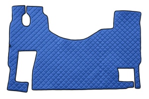 Covor podea camion potrivit MERCEDES, Scaun fix pentru pasager podea plata, ECO-LEATHER, 1 bucata (material - eco-piele, culoare - maro)
