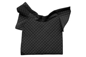 Covor podea camion potrivit VOLVO, ECO-LEATHER, set 3 buc. (material - eco-piele, culoare - negru, fara compartiment in carcasa cutiei de viteze) - Img 3