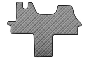 Covoras Auto F-CORE, pe intregul etaj 1 buc. potrivit CITROEN JUMPER III; FIAT DUCATO; PEUGEOT BOXER dupa 2006 (eco-piele / velours, gri)