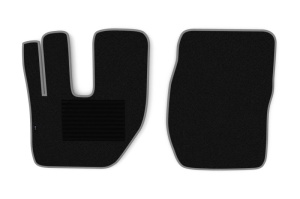 Covoras Auto F-CORE, sofer + pasager 2 buc. potrivit VOLVO FH12, FH16 dupa 1993 (velours, gri)