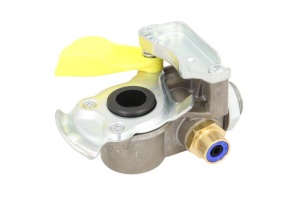 Cupla pneumatica (Dimensiune filet M24x1,5mm, Culoare Galben, aplicatie trailer) - Img 2