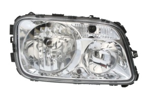 Far dreapta H1/H7, electric, fundal crom MERCEDES ACTROS MP2 / MP3 dupa 2002