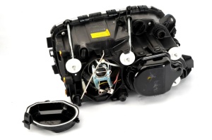 Far stanga D1S/H1/PY21W/W5W, manual, fundal crom, culoare Semnalizator transparent MERCEDES ACTROS MP2 / MP3 dupa 2002 - Img 3