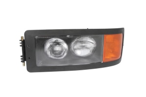 Far stanga H1/H4/W5W, manual, fundal negru, culoare Semnalizator portocaliu MAN F 2000 dupa 1994
