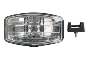 Far universal stanga/dreapta (H7/LED, 24V, 245mm, 147mm, transparent, plastic, negru)