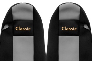 Huse scaun camion Classic (gri, material velur, serie CLASSIC, centura pasager asamblata in scaun ) IVECO STRALIS - Img 2