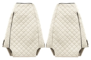 Huse scaun camion Elegance (bej, material eco-piele / velur, serie ELEGANCE) potrivit RENAULT PREMIUM - Img 2