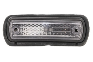 Lampa gabarit Dreapta/Stanga, forma: dreptunghiular, alb, W5W, suprafata, 24V potrivita MAN F2000, F90, TGS I dupa 1986 (acoperis)