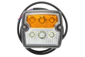 Lampa Semnalizator fata stanga/dreapta culoare sticla: portocaliu/transparent, LED, cu Lumini pozitie