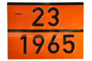 Placa semna avertizare ADR camion 23/1965 LPG 1 buc