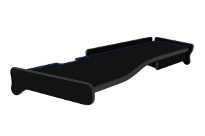 Raft polita interior cabina (lung; sertar suplimentar sub blatul mesei, dublu, cu sertar, culoare: albastru, serie: CLASSIC) potrivit MERCEDES