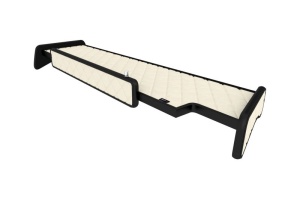 Raft polita interior cabina (panou LED, lumina alba; lung, lung, culoare: bej, serie: ELEGANCE) potrivit MAN - Img 2