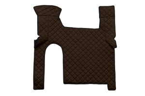 Set covor podea camion potrivit MAN ECO-LEATHER, set 3 buc. (material - eco-piele, culoare - maro, pentru transmisie manuala) potrivit MAN TGX - Img 3