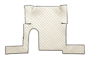 Set covor podea camion potrivit MAN un sertar, ECO-LEATHER, set 3 buc. (material - eco-piele, culoare - bej, pentru transmisie manuala) potrivit MAN TGX - Img 3