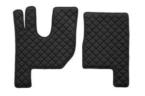 Set covor podea camion potrivit Renault tunel inalt, ECO-LEATHER, set 3 buc. (material - eco-piele, culoare - negru) potrivit RENAULT TRUCKS T dupa 2013 - Img 2