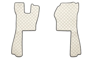 Set covor podea camion potrivit Scania ECO-LEATHER, set 5 buc (material - eco-piele, culoare - bej, transmisie automata) potrivit SCANIA P,G,R,T dupa 2004 - Img 2