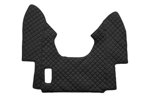 Set covorase podea camion potrivit DAF ECO-LEATHER, set 3 buc. (material - eco-piele, culoare - negru, transmisie automata) potrivit DAF 95 XF 1997-2012 - Img 3