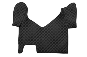 Set covorase podea camion potrivit Iveco ECO-LEATHER, set 3 buc. (material - eco-piele, culoare - negru, transmisie automata) potrivit IVECO STRALIS I dupa 2013 - Img 3