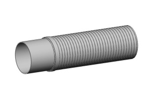 Teava esapament (diametru:110,5mm/110mm, lungime:395mm) EURO 4 potrivit MAN TGA, TGS I, TGX I dupa 2000