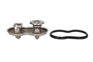 Termostat lichid racire (83 grade C, cu garnitura, in carcasa) potrivit MERCEDES ACTROS MP4 / MP5, ANTOS, AROCS, ATEGO 3, ECONIC 2, UNIMOG OM934.911-OM936.974 dupa 2011