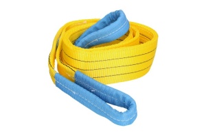 Chinga de ridicare cu doua straturi 3t, 2m, galben