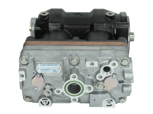Compresor, capacitate 720cmÂ³, Numar cilindri: 2, fara fulie, Diametru ax 28mm (reconditionat, shaft tip on both sides) SCANIA - Img 3