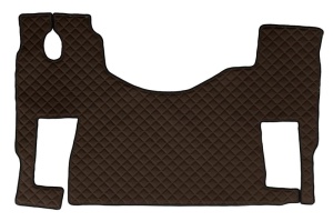 Covor podea camion potrivit MERCEDES, cu scaun pivotant pasager podea plata, ECO-LEATHER, 1 bucata (material - eco-piele, culoare - bej) Acgros