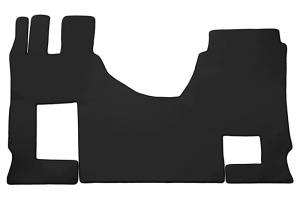 Covorase podea camion set 3 buc (material - eco-leather, negru 250 cm) potrivit MERCEDES ACTROS MP4 / MP5 dupa 2011