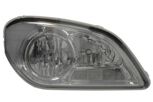 Far Dreapta potrivit MERCEDES CITARO (O 530) dupa 1999 (H15/H7/LED/W5W, automat, functie lumini de zi, culoare insert: cromat, culoare semnalizator: transparent)